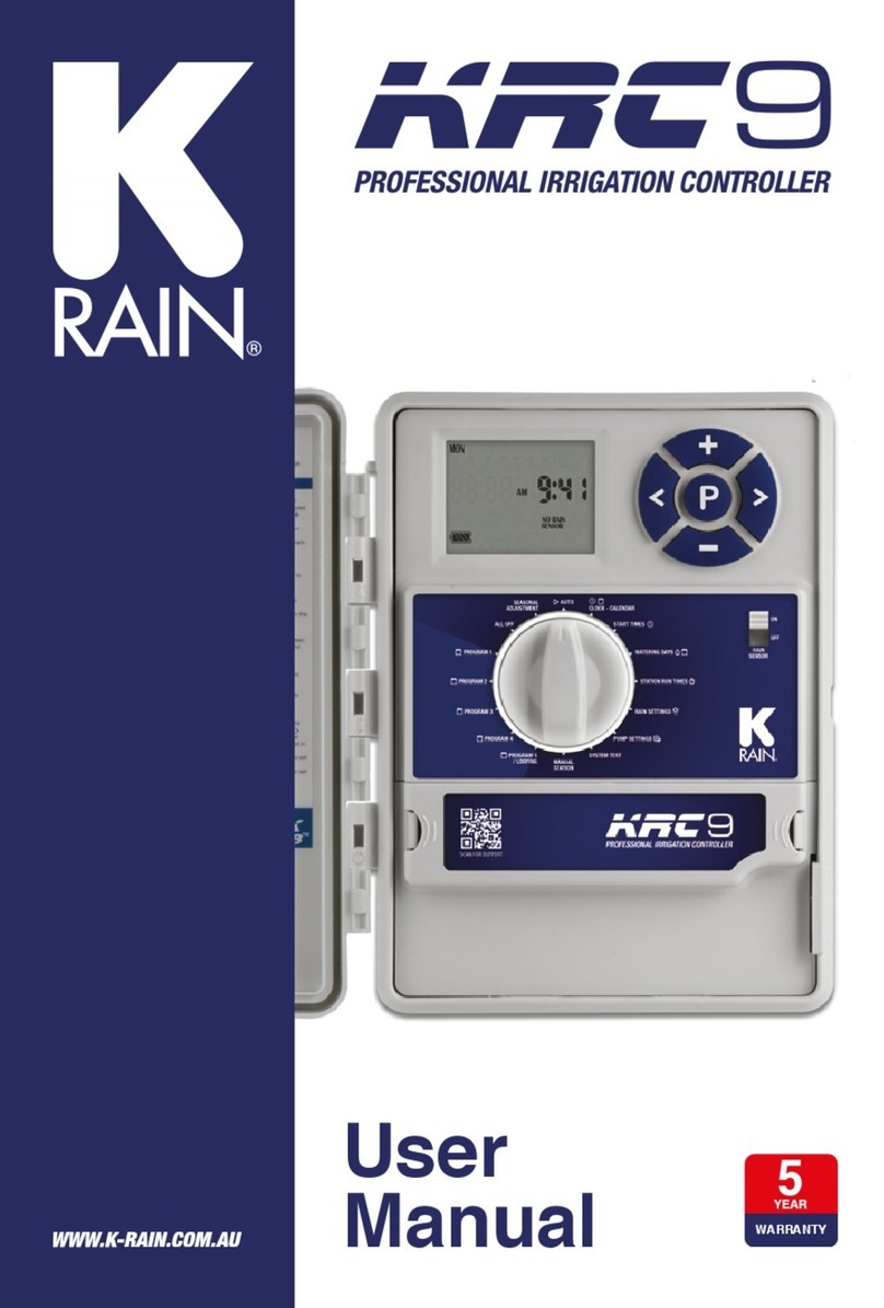 K-Rain KRC 9 user manual
