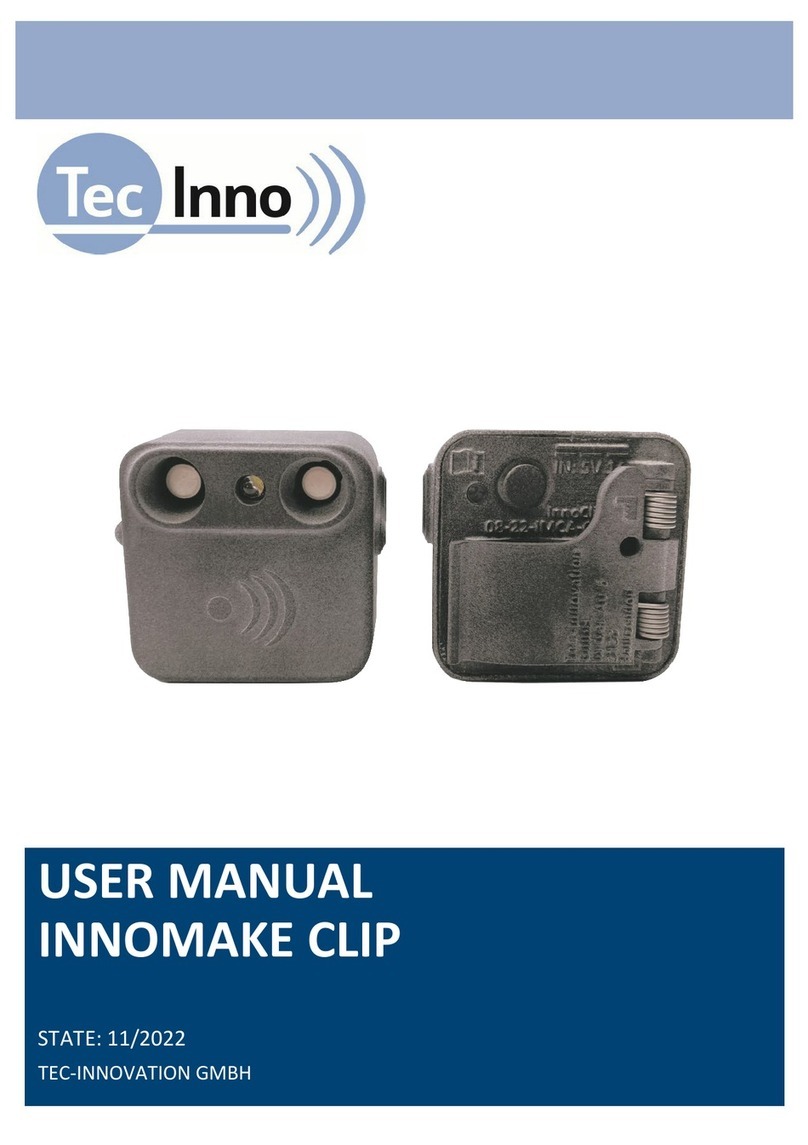 Tec-Innovation INNOMAKE CLIP user manual Tec-Innovation INNOMAKE CLIP user manual