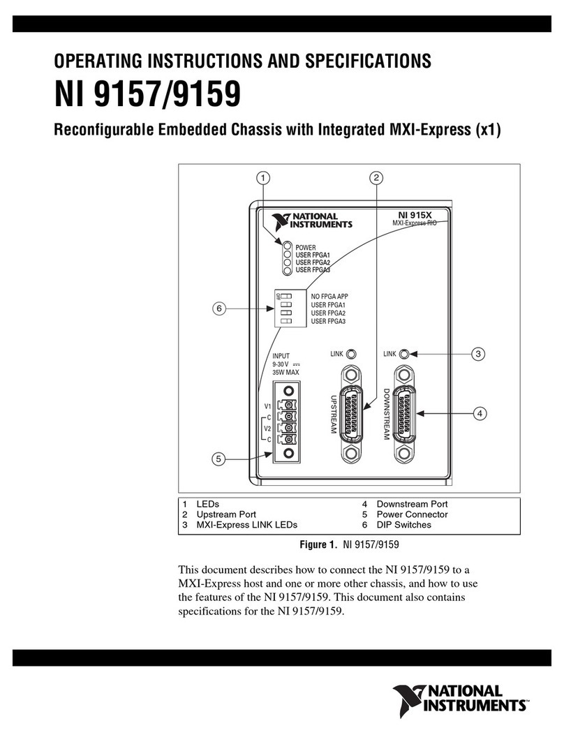 National Instruments NI 9157 Operating instructions and specifications