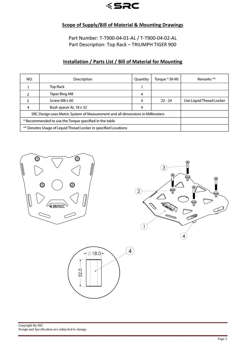 SRC T-T900-04-01-AL User manual