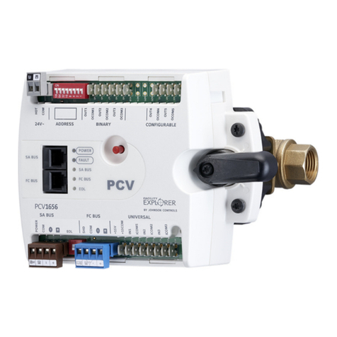 Johnson Controls FX-PCV1656 installation instructions