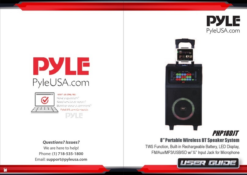 Pyle PHP18DJT User manual