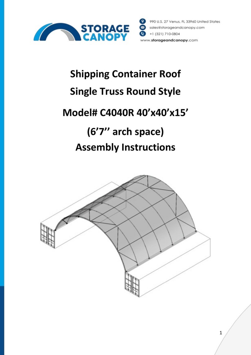 Storage Canopy C4040R User manual Storage Canopy C4040R User manual