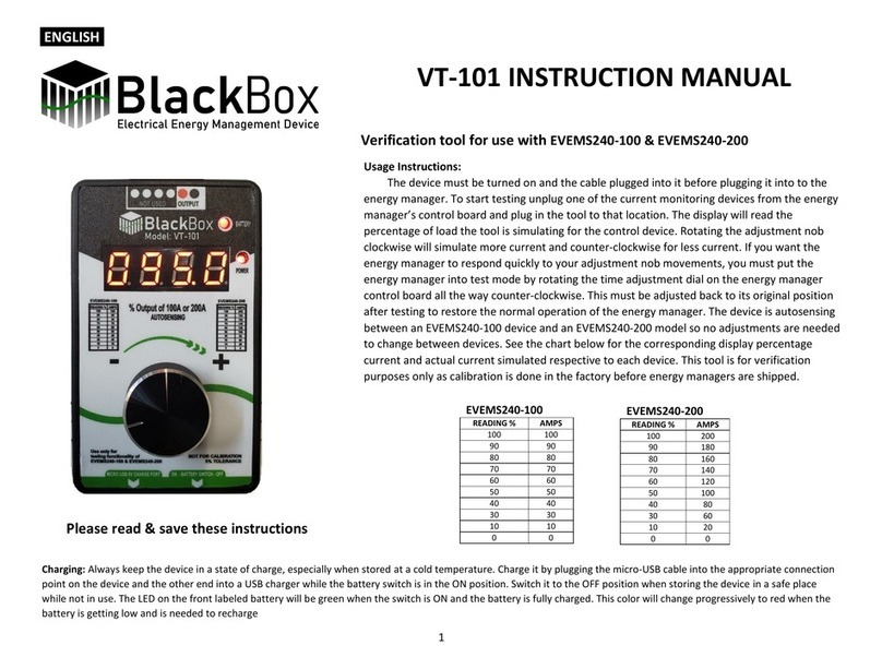 Black Box VT-101 instruction manual