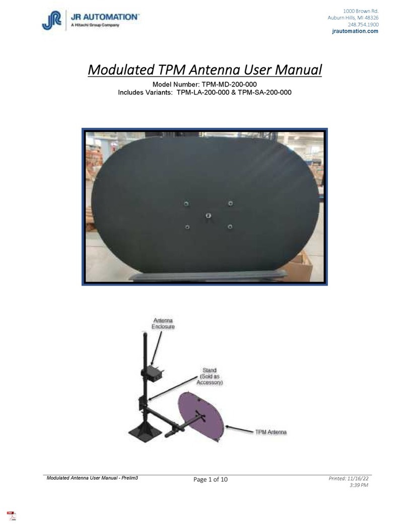 Hitachi JR AUTOMATION TPM-MD-200-000 user manual