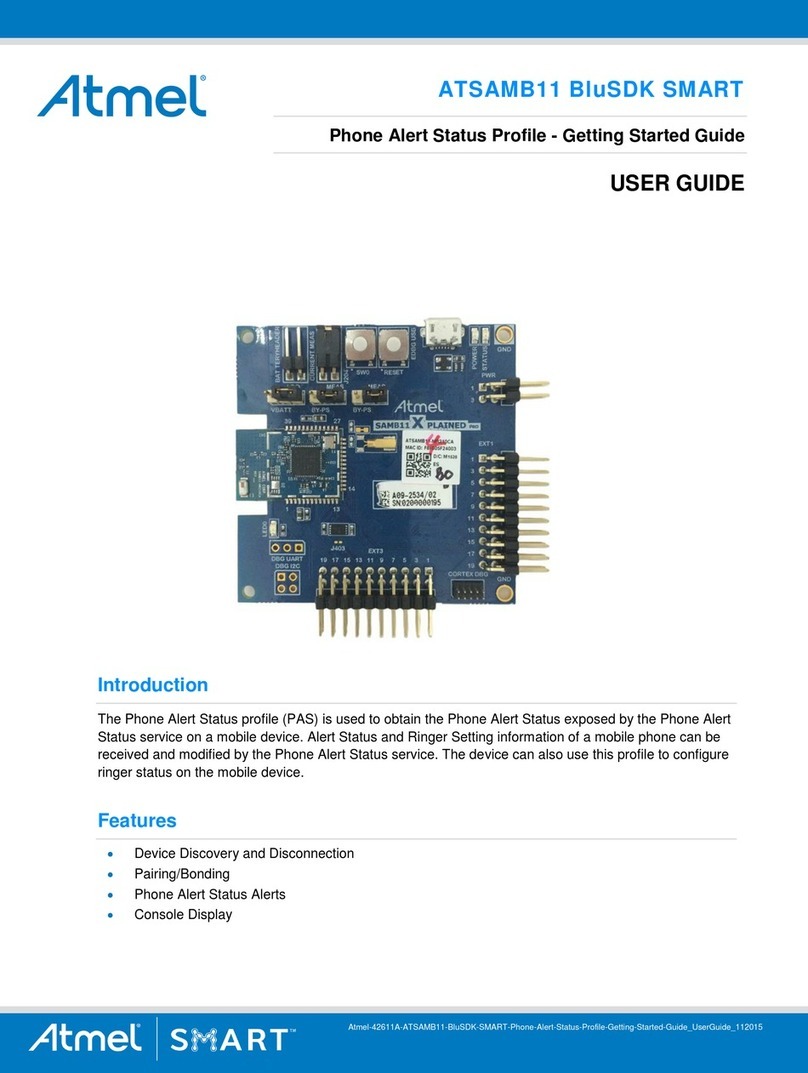 Atmel ATSAMB11 BluSDK SMART User manual