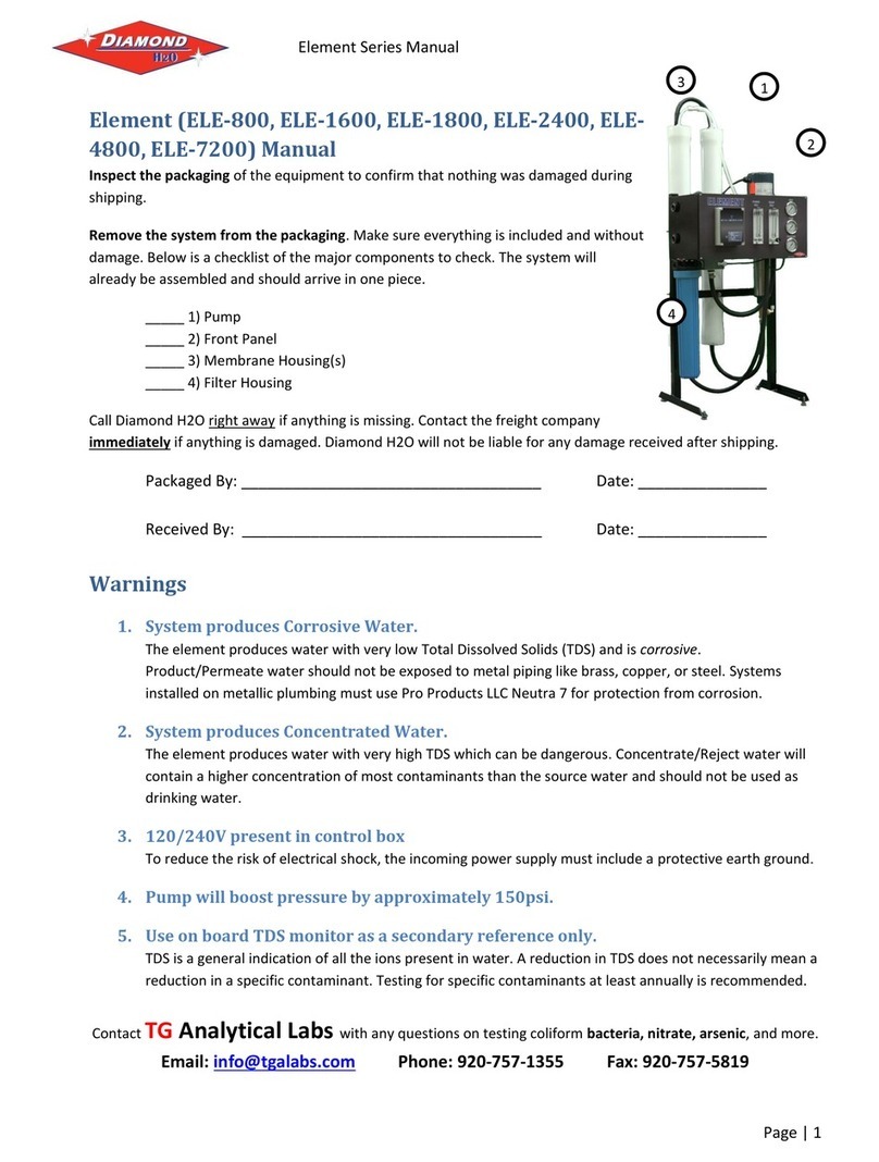 Diamond H2O Element Series manual