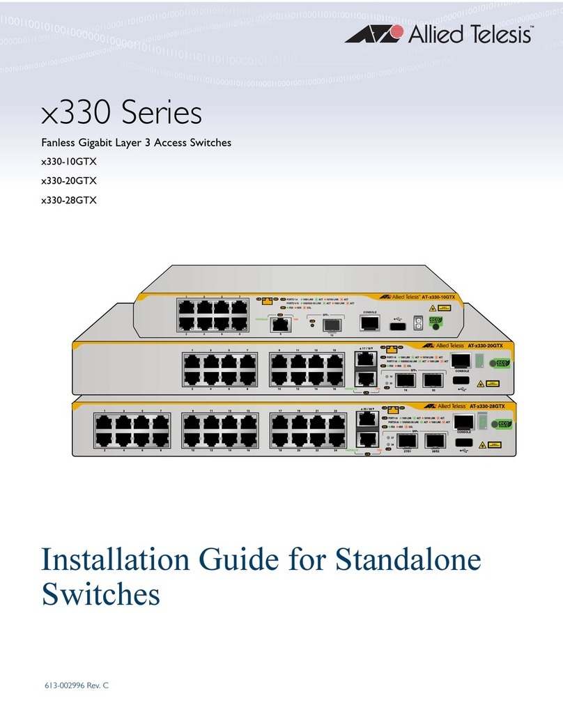 Allied Telesis x330 Series User manual