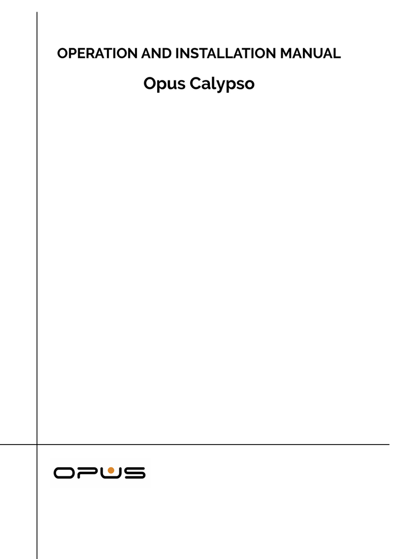 Opus Calypso Specification sheet