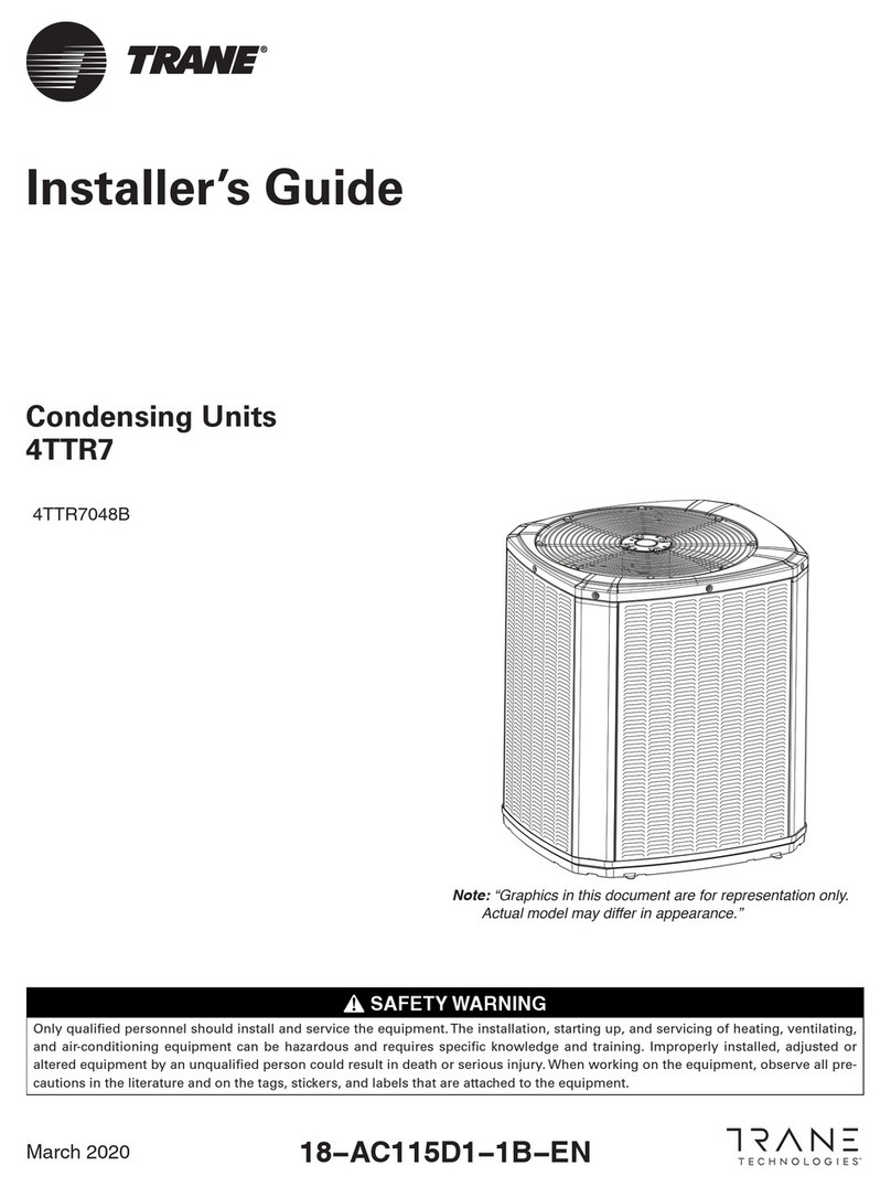 Trane Technologies 4TTR7 Assembly instructions