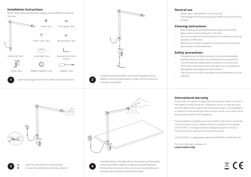Light-Point DARK T2 User instructions