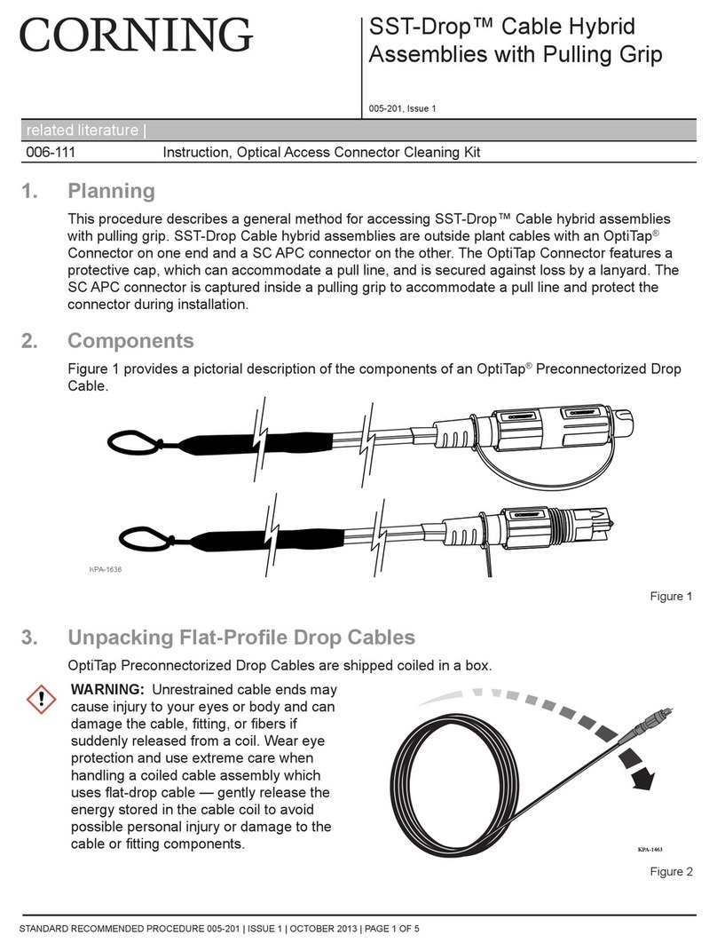 CORNING SST-Drop User manual CORNING SST-Drop User manual