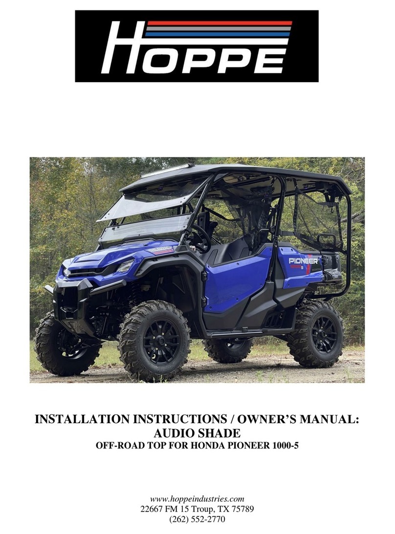 Hoppe AUDIO SHADE Installation instructions & owner's manual Hoppe AUDIO SHADE Installation instructions & owner's manual