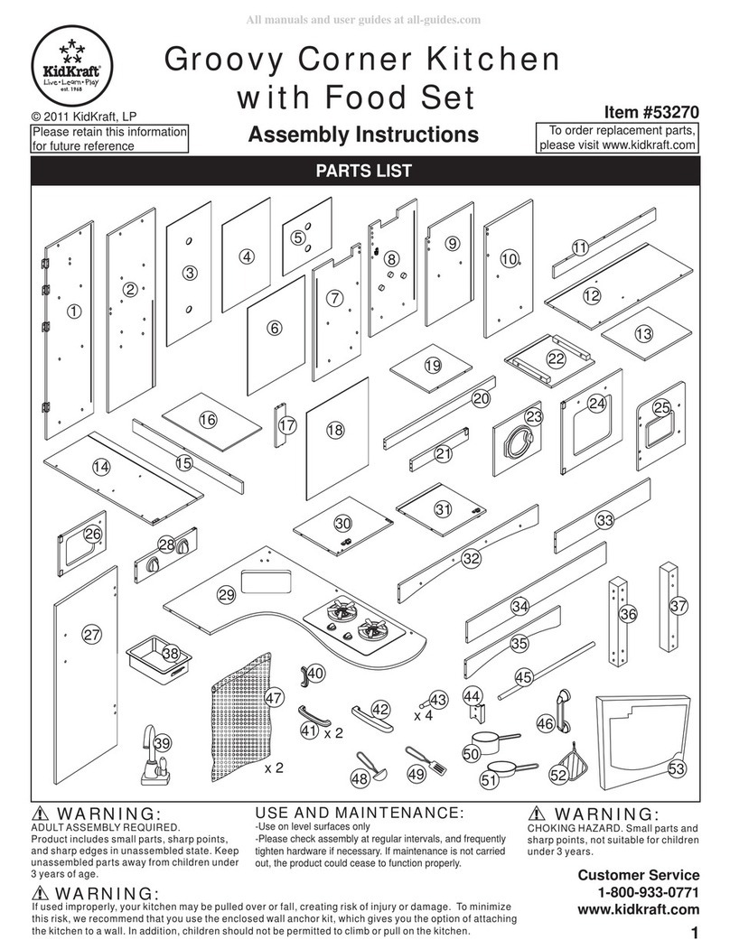 KidKraft 53270 Assembly instructions