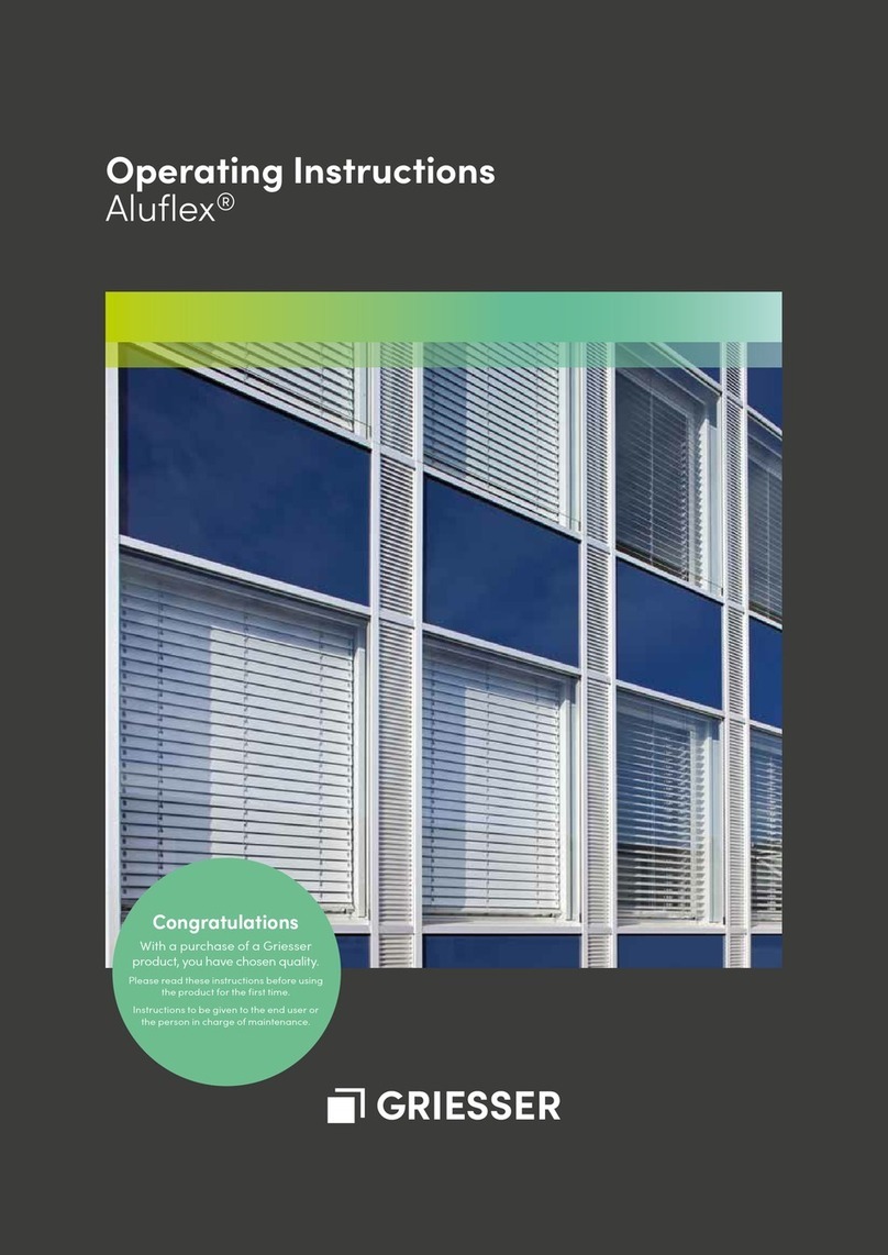 Griesser Aluflex operating instructions
