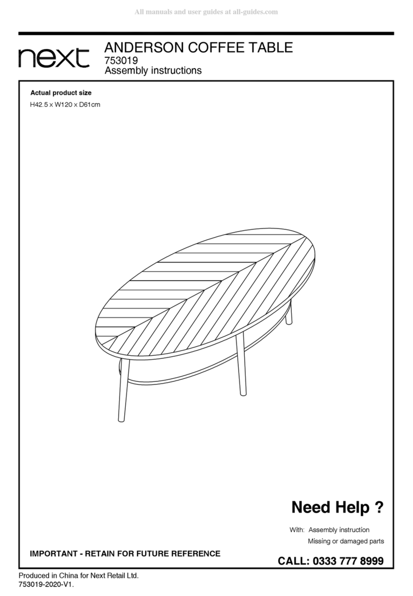Next ANDERSON 753019 Assembly instructions