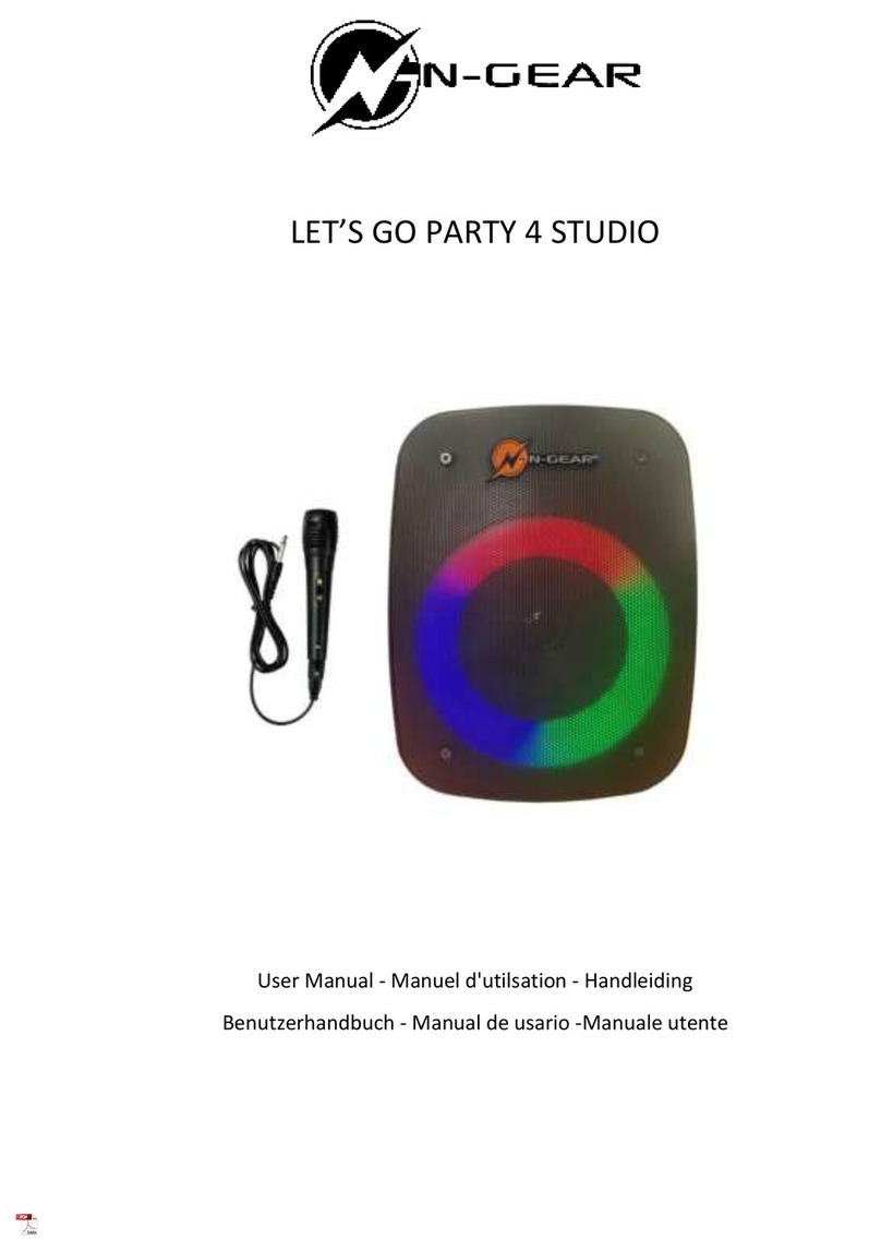 N-Gear LET'S GO PARTY 4 STUDIO user manual