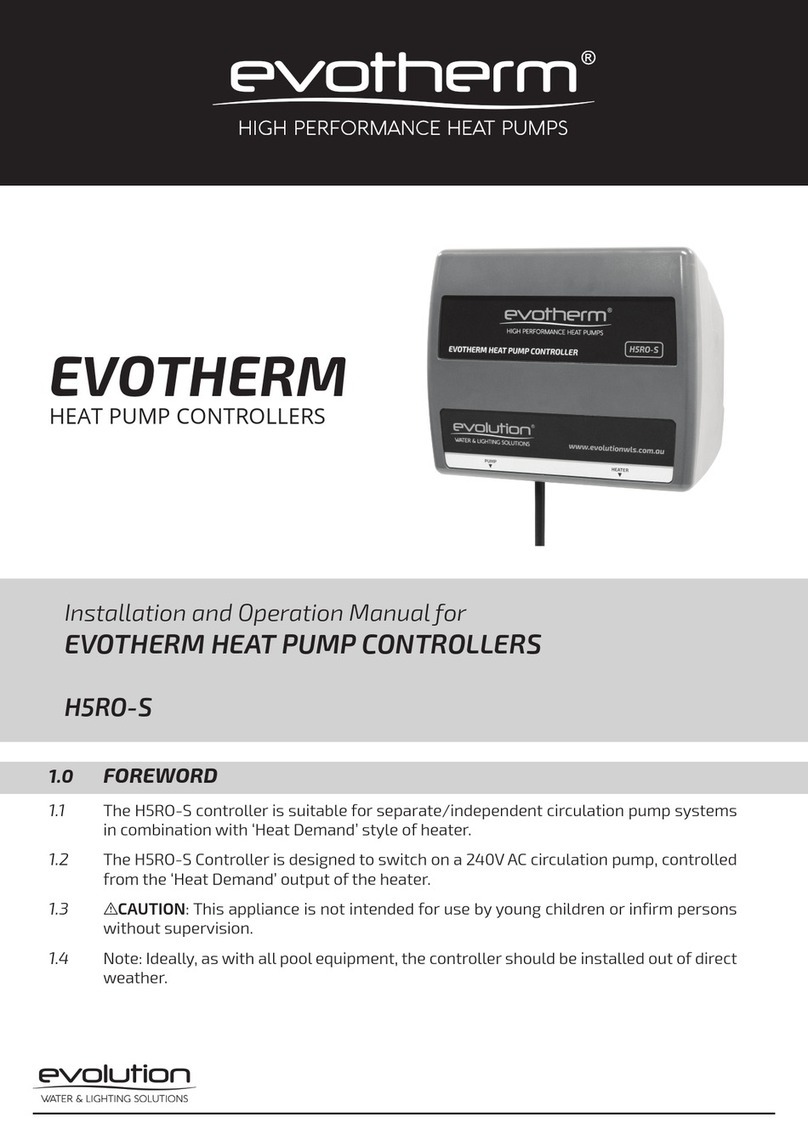 Evolution Evotherm H5RO-S Installation and operation manual