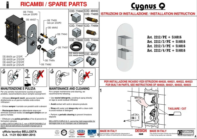 BELLOSTA Cygnus Q 2212/PE + 514016 User manual BELLOSTA Cygnus Q 2212/PE + 514016 User manual