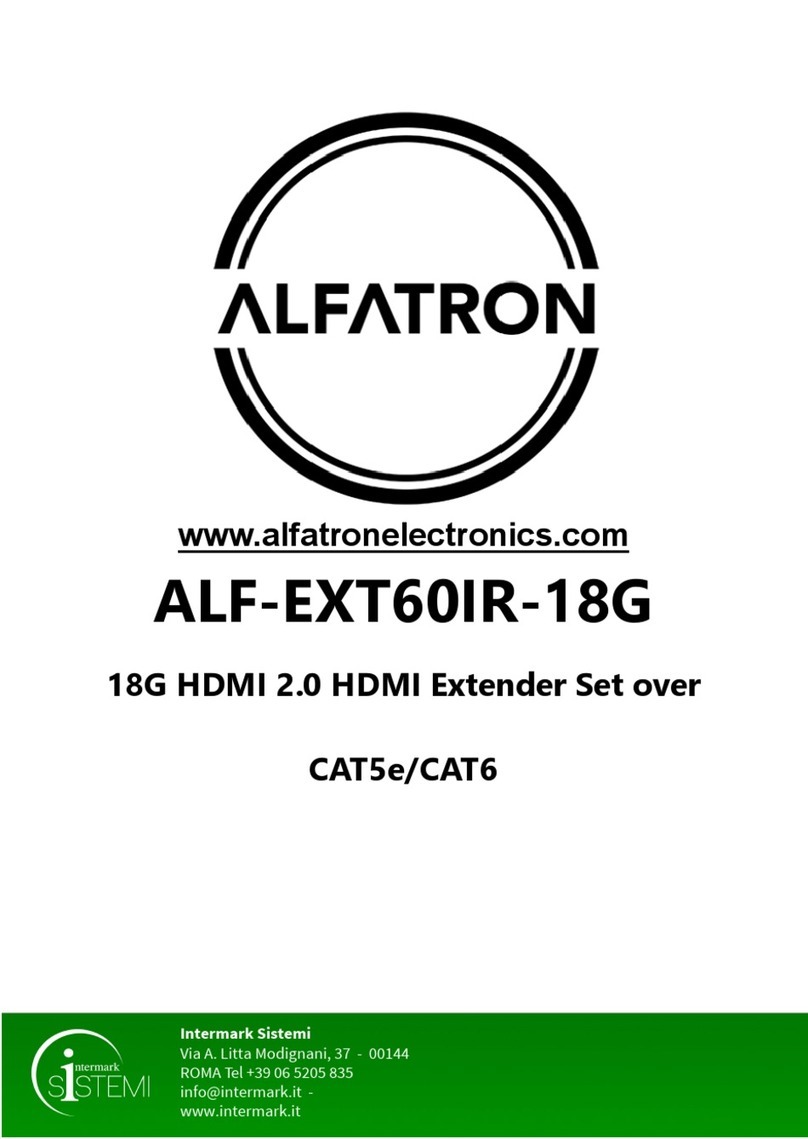 ALFAtron ALF-EXT60IR-18G quick start guide