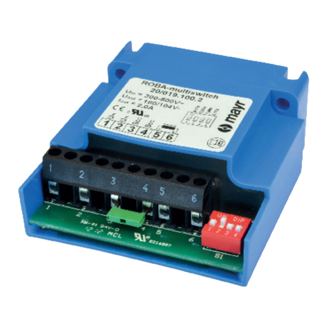 Mayr ROBA-multiswitch 019.00.2 Series User manual