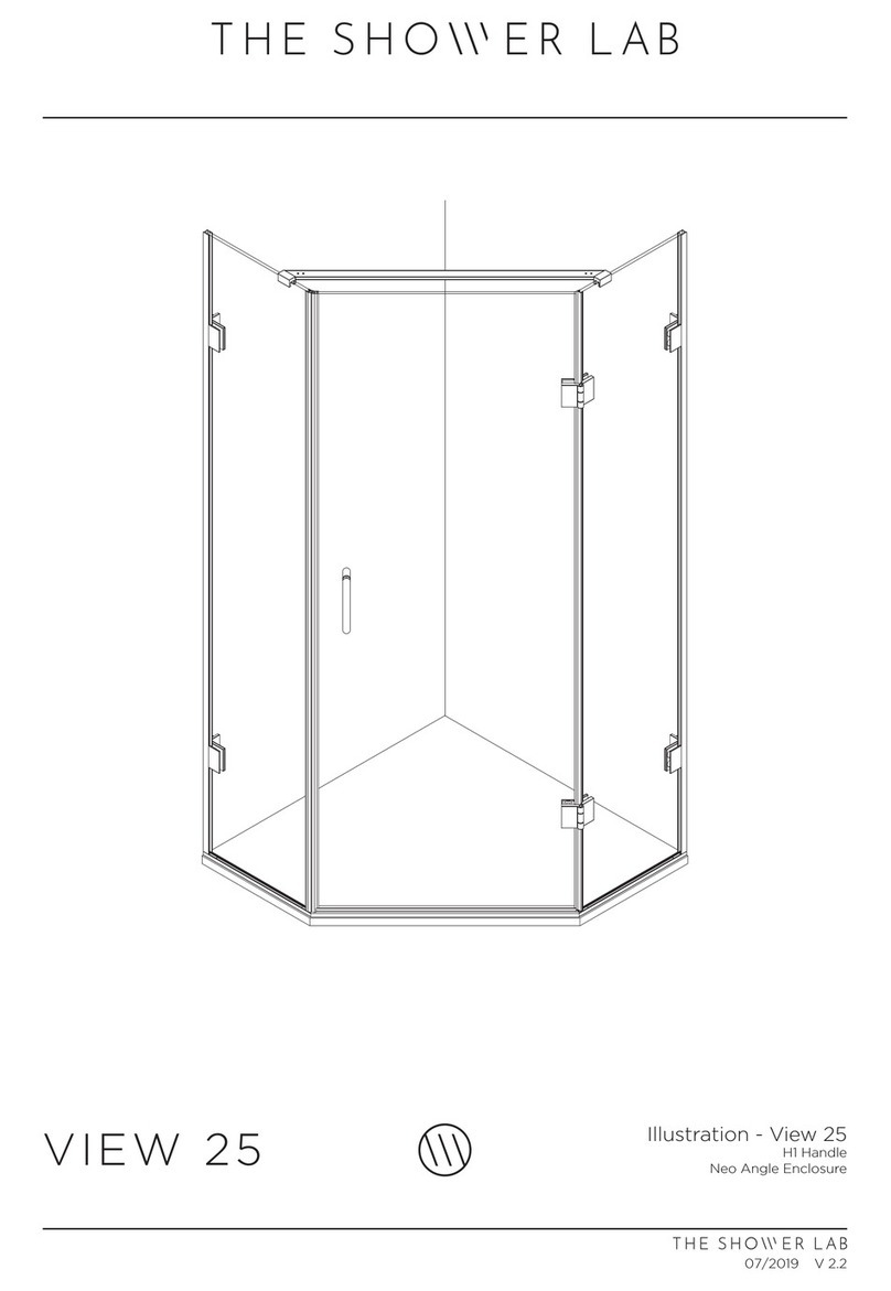 THE SHOWER LAB VIEW 25 User manual
