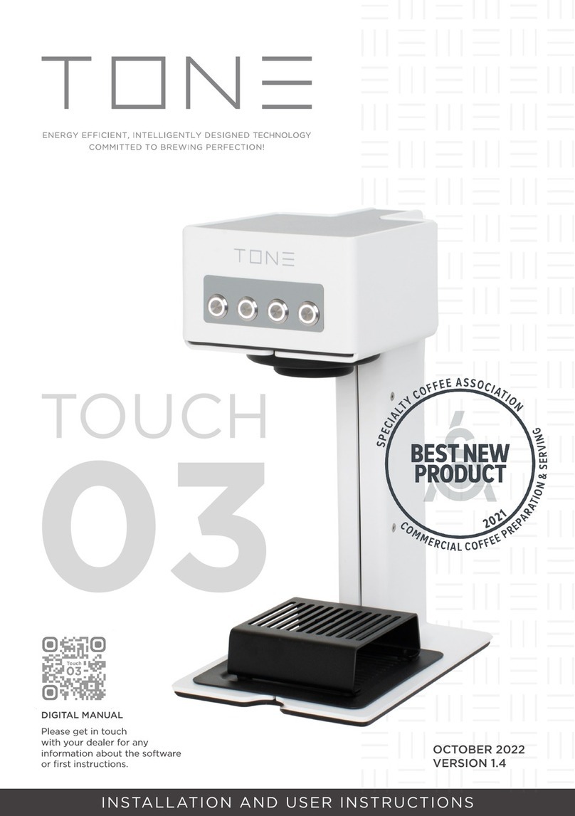 Tone TOUCH 03 Installation and user instructions