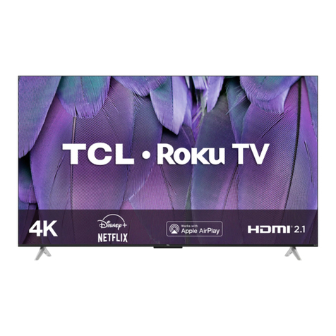 TCL Roku TV RP630 Series User manual