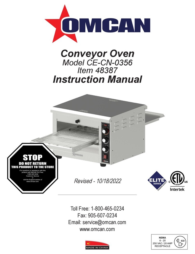 Omcan CE-CN-0356 User manual
