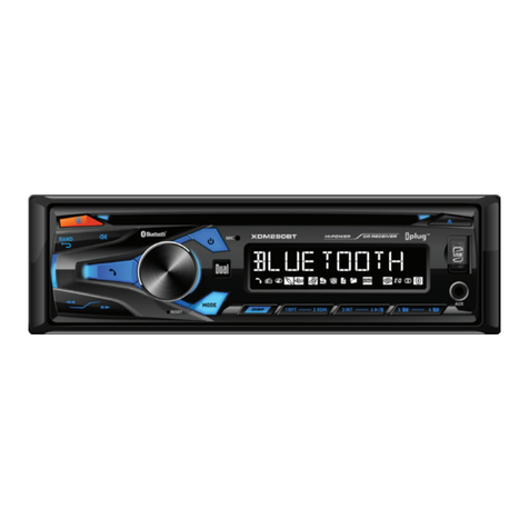 Dual XDC100BT Installation & owner's manual
