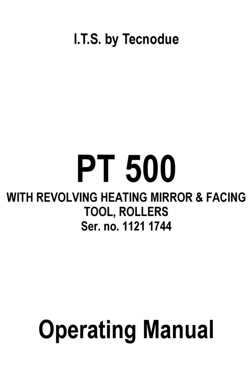 Tecnodue I.T.S. PT 500 operating manual