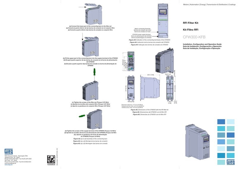 WEG CFW300-KFB Installation, configuration and operations guide