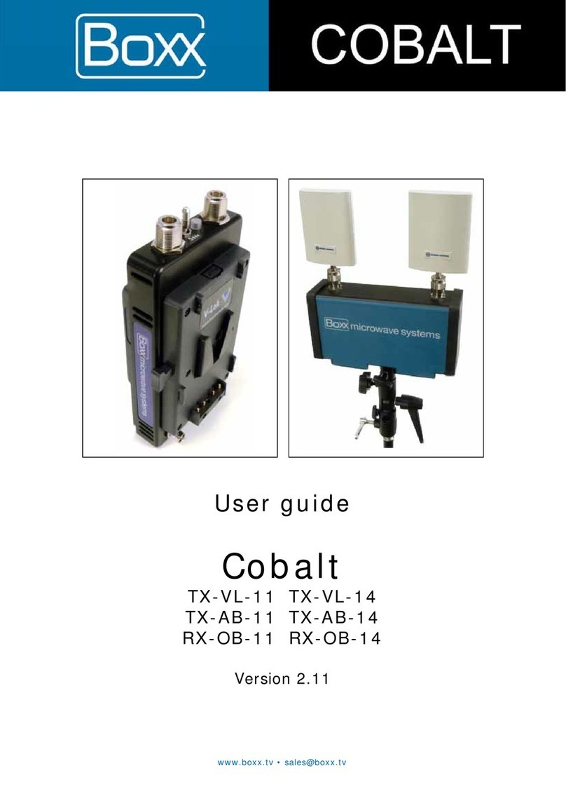Boxx Cobalt TX-VL-11 user guide