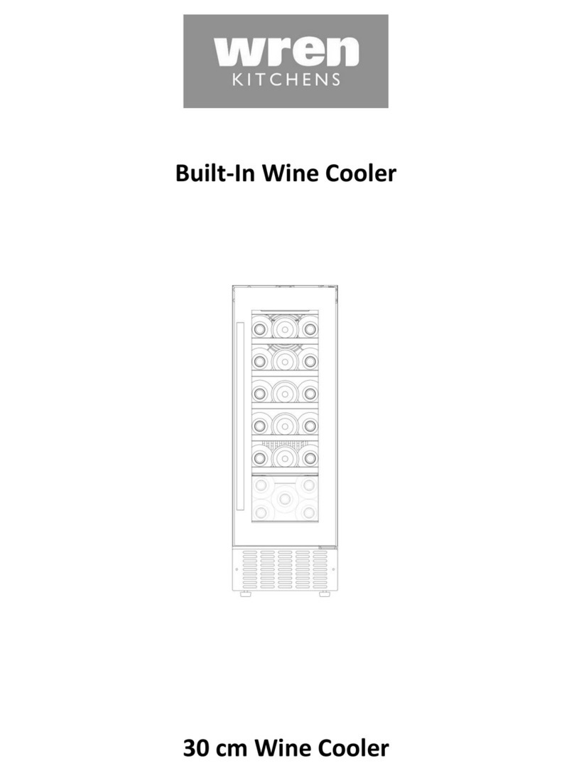 Wren Kitchens WRWC30BKED User instruction manual
