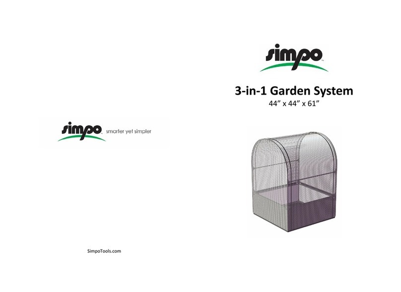 simpo 3-in-1 Garden System Assembly instruction