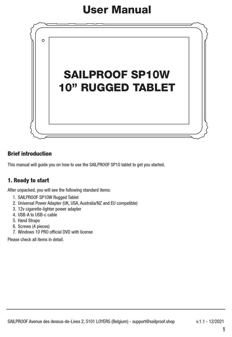 SAILPROOF SP10W user manual