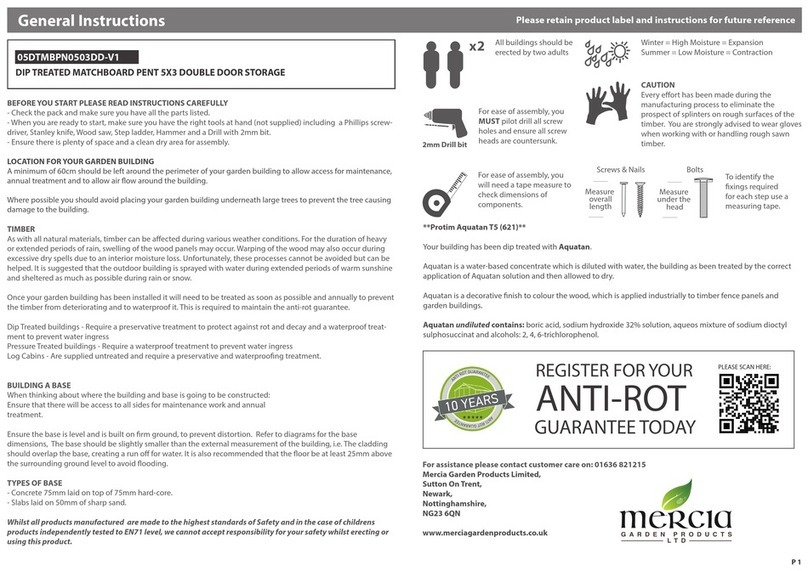 Mercia Garden Products 05DTMBPN0503DD-V1 User manual Mercia Garden Products 05DTMBPN0503DD-V1 User manual