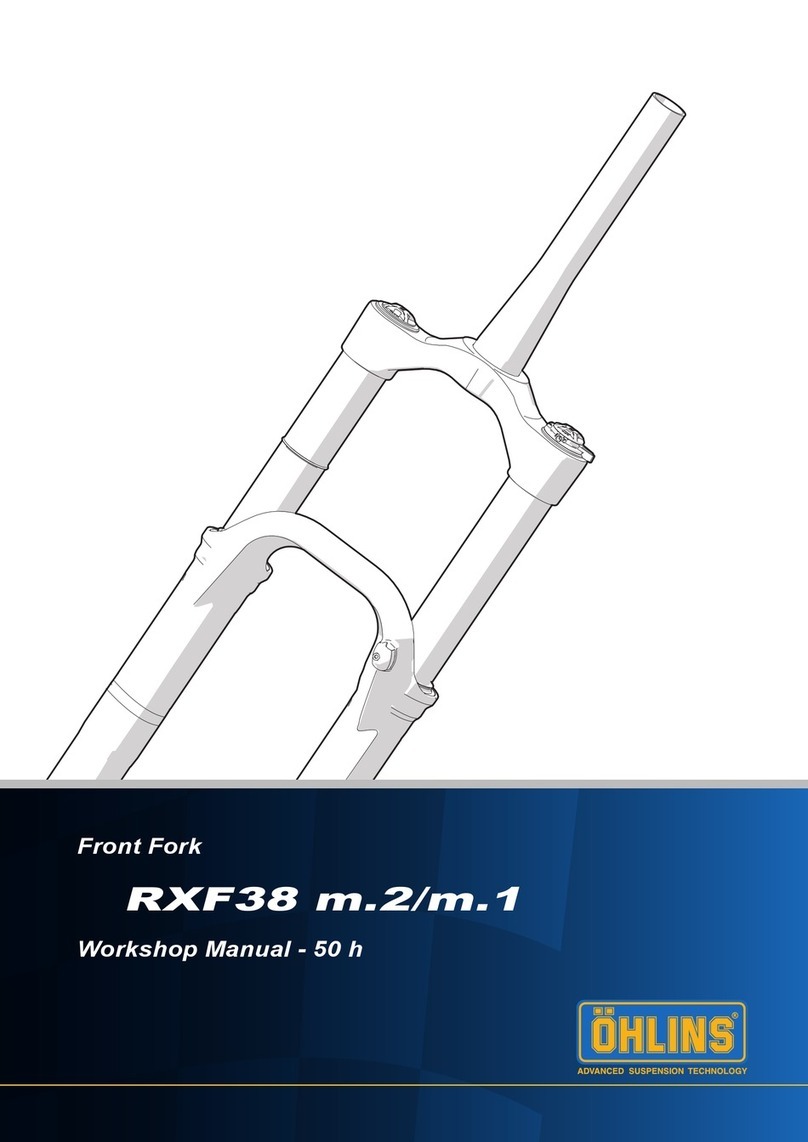 Ohlins RXF38 m.2 Instruction manual Ohlins RXF38 m.2 Instruction manual