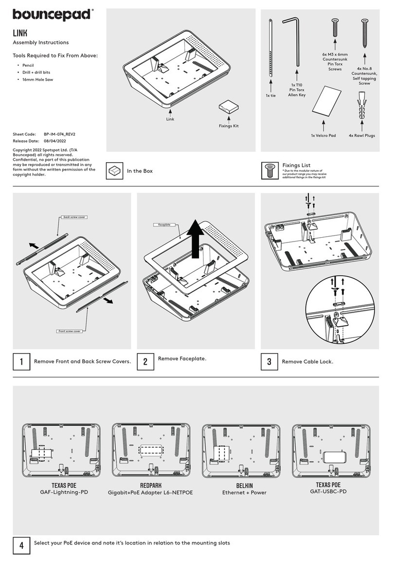 bouncepad LINK Assembly instructions