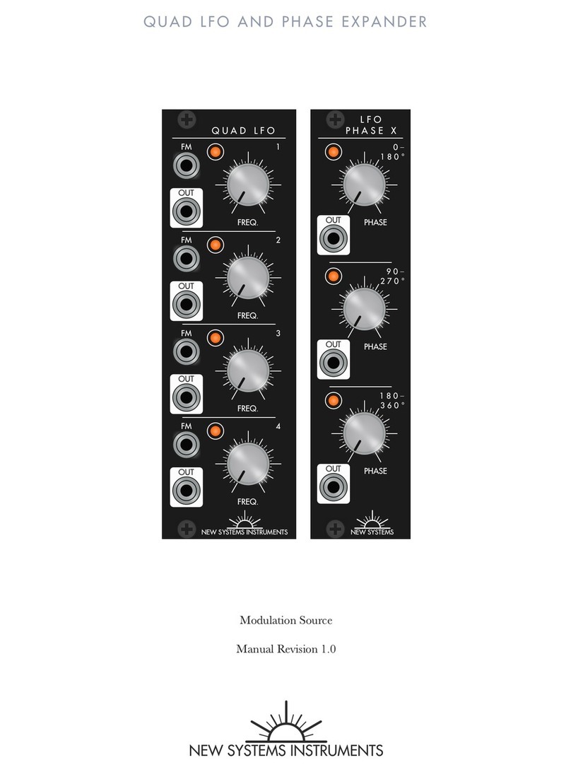 NEW SYSTEMS INSTRUMENTS QUAD LFO user manual