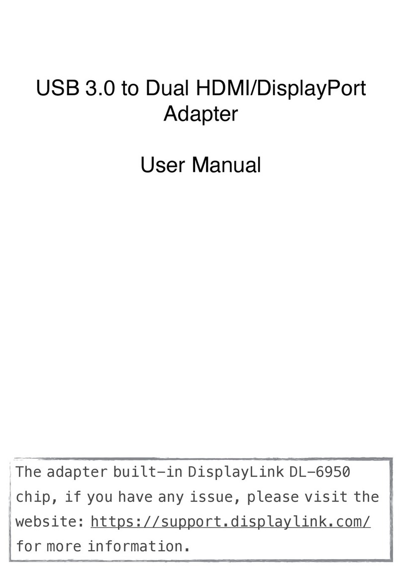 Elecable USB to HDMI/DP 4K user manual