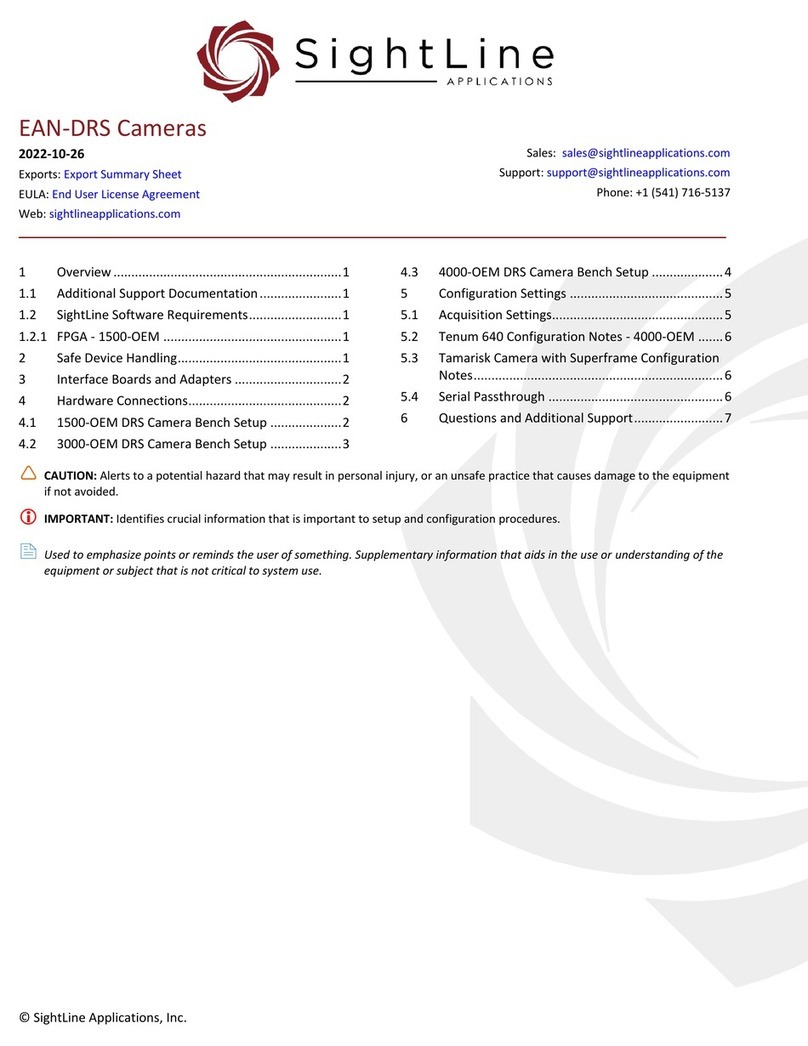 SightLine 3000-OEM quick start guide