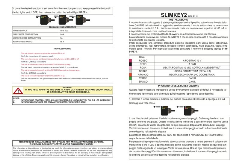 AAMP Global SLIMKEY2 Installation AAMP Global SLIMKEY2 Installation