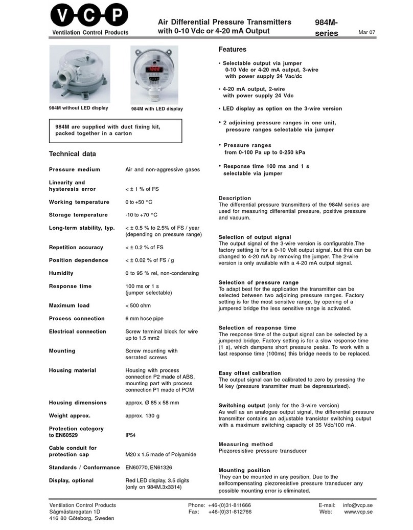 VCP 984M Series quick start guide
