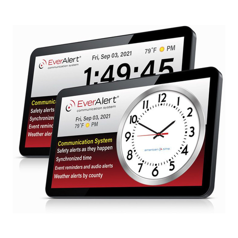 American Time EverAlert Dynamic Display Quick start installation guide