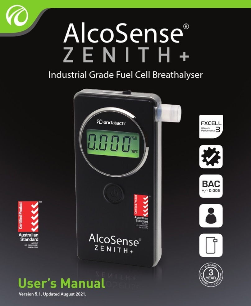 AlcoSense ZENITH+ user manual