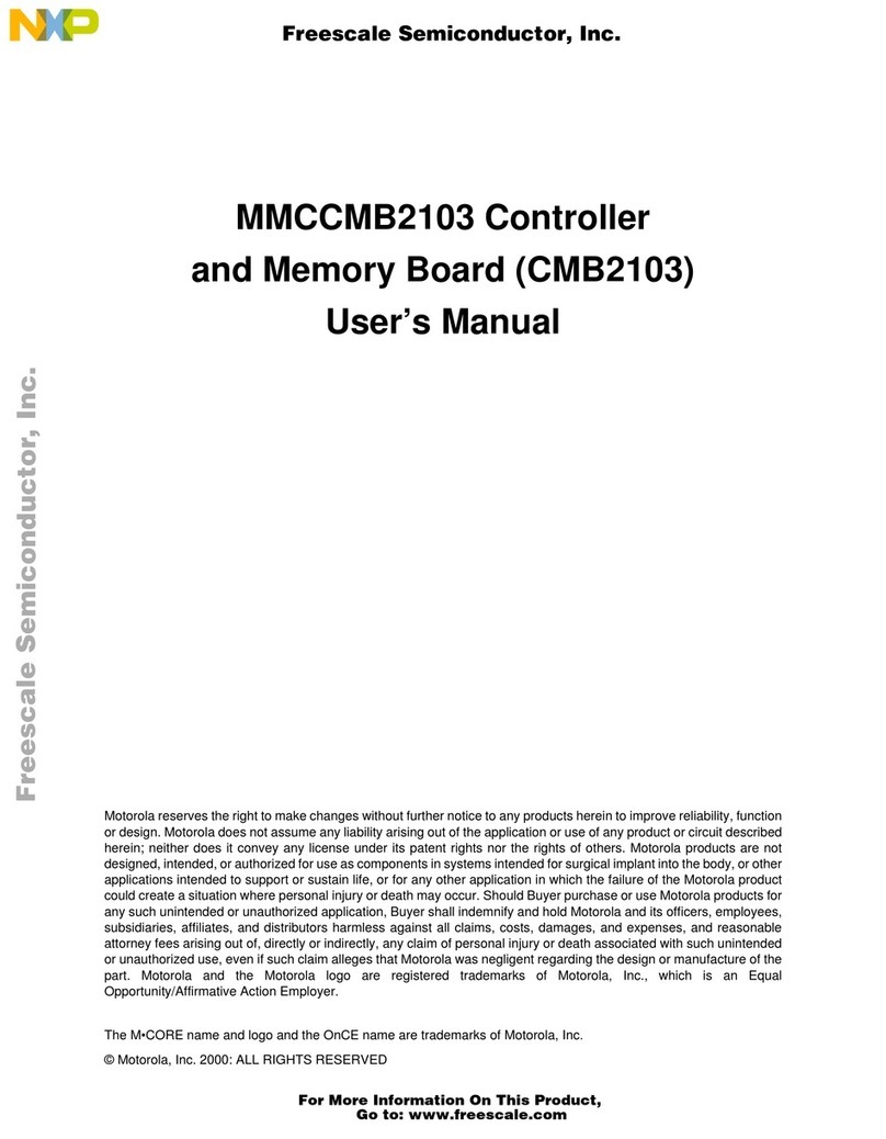 Freescale Semiconductor MMCCMB2103 User manual