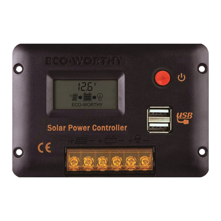 ECO-WORTHY Solar Power Controller User manual