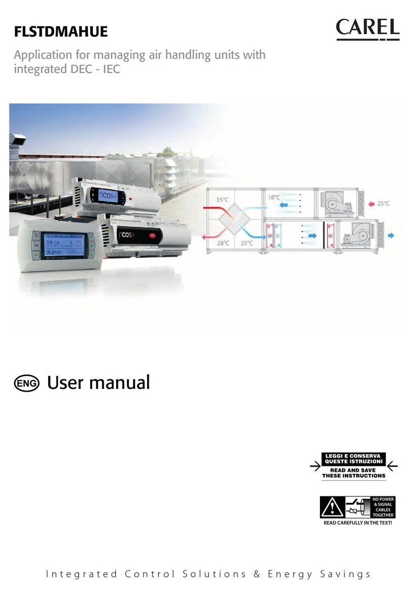 Carel FLSTDMAHUE user manual