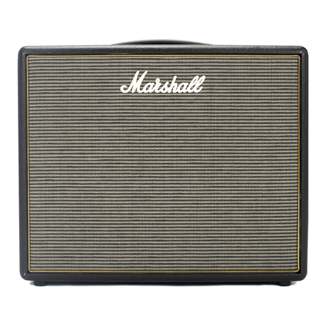 Marshall Amplification ORIGIN 20 User manual Marshall Amplification ORIGIN 20 User manual